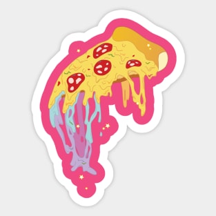 Rainbow Pizza Sticker